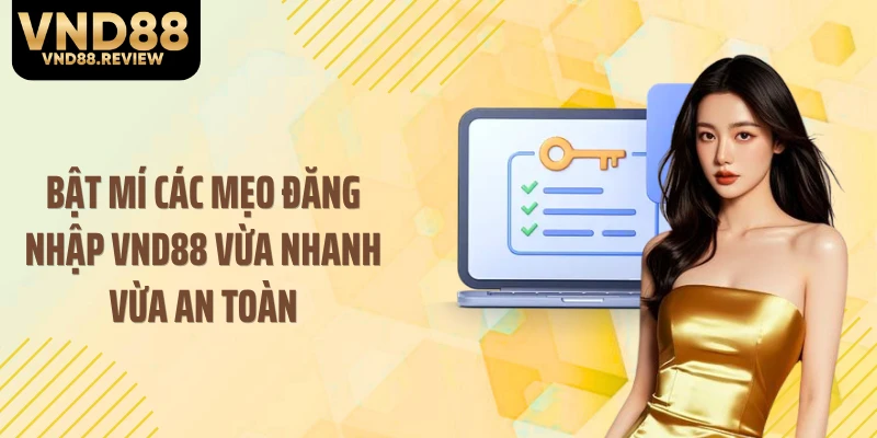 Bật mí các mẹo đăng nhập VND88 vừa nhanh vừa an toàn