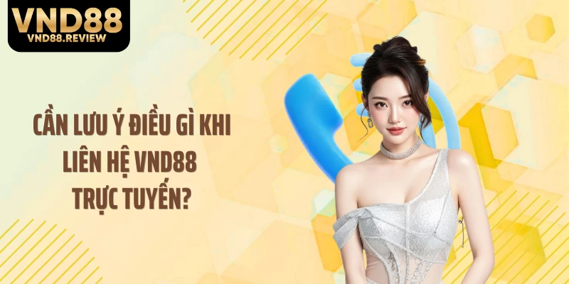Cần lưu ý điều gì khi liên hệ VND88 trực tuyến?