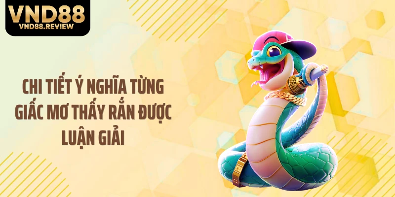 Chi tiết ý nghĩa từng giấc mơ thấy rắn được luận giải