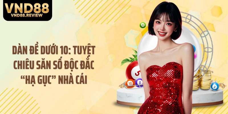 Dàn Đề Dưới 10: Tuyệt Chiêu Săn Số Độc Đắc “Hạ Gục” Nhà Cái