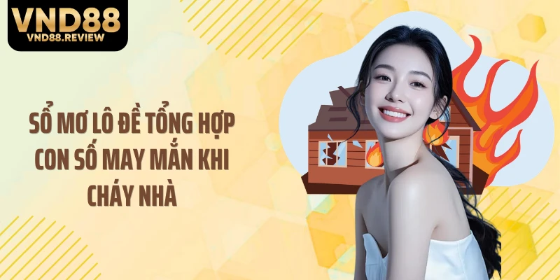 Sổ mơ lô đề tổng hợp con số may mắn khi cháy nhà