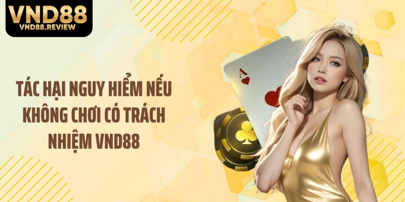Tác hại nguy hiểm nếu không chơi có trách nhiệm VND88
